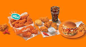 A la carte of popeyes menu USA