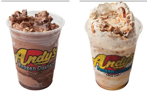 Andys Frozen Custard Specials