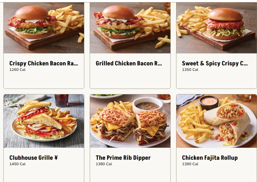 Applebee's Sandwiches & More