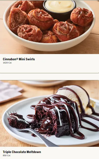 Applebee's most popular menu