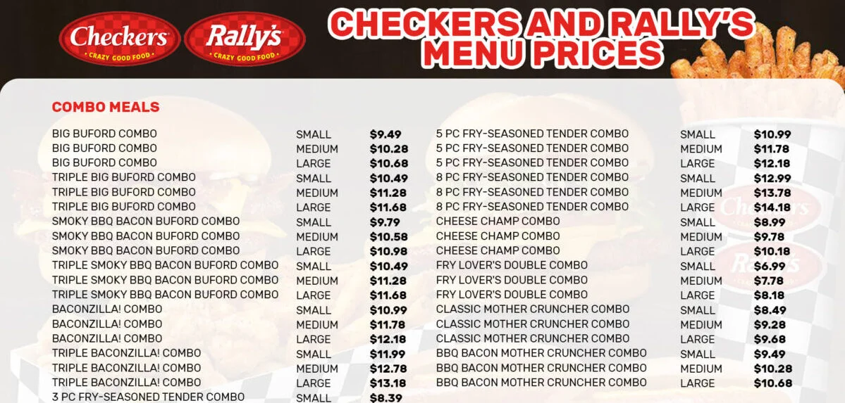 Checkers And Rallys Menu USA & Updated Prices 2024 - Latest Restaurant ...