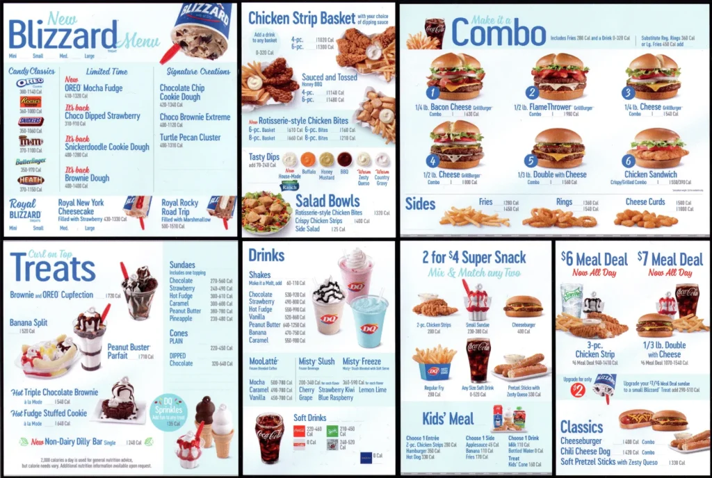 Dairy Queen Menu USA & Updated Prices 2024