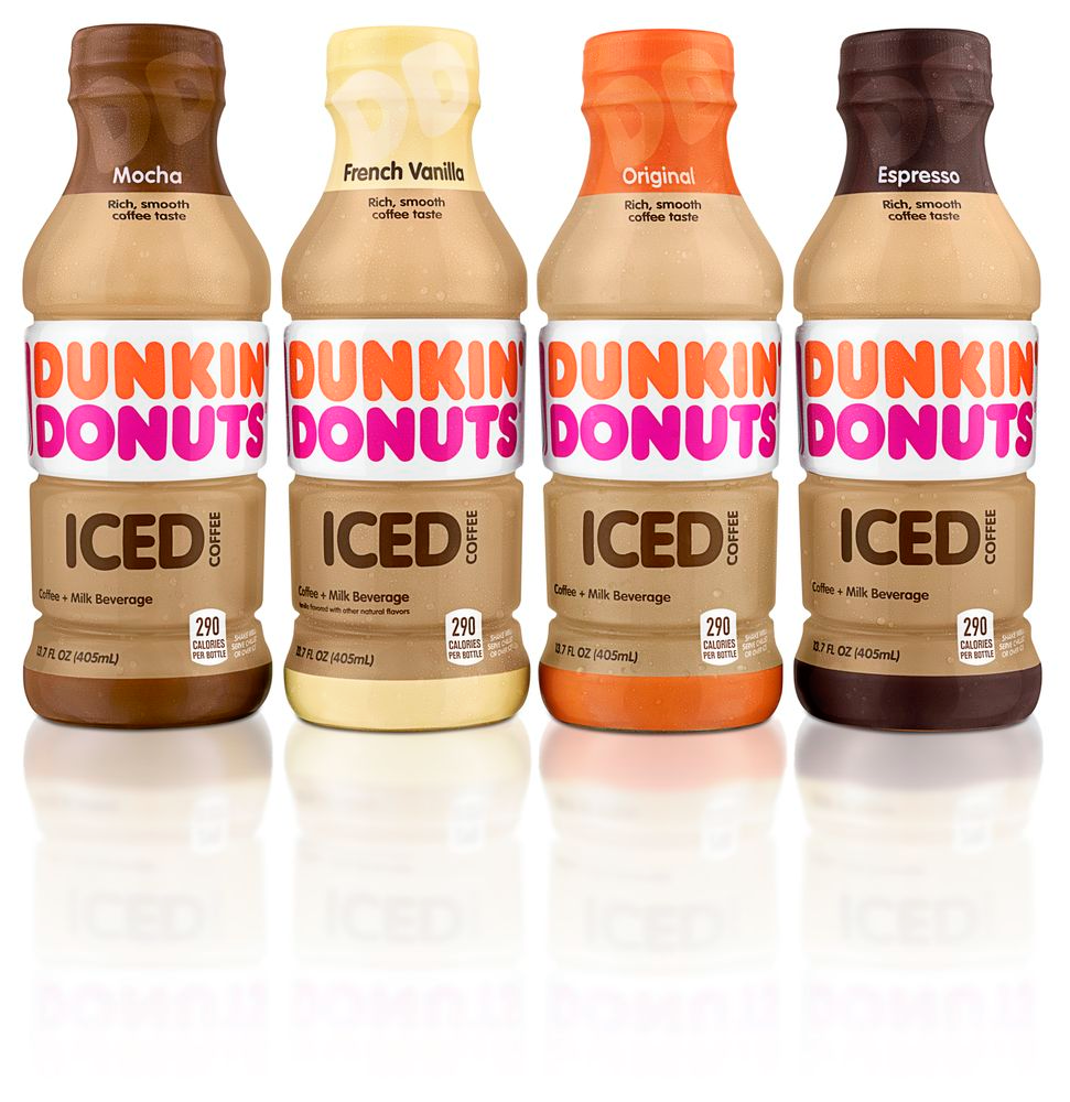 Dunkin Donut Bottled Drinks menu USA