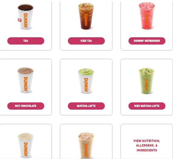 Dunkin Dunkin’ Refreshers & Tea