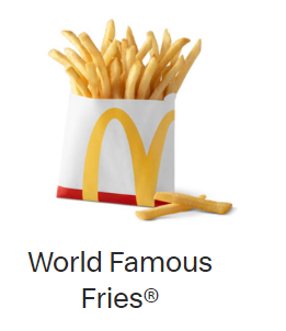 Mcdonalds Fries USA