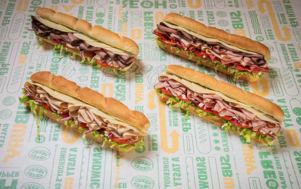 Most Popular of subway menu USA