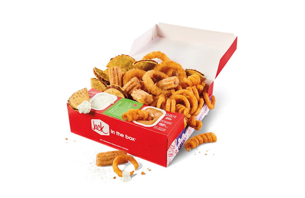 Most popular jack in the box menu USA