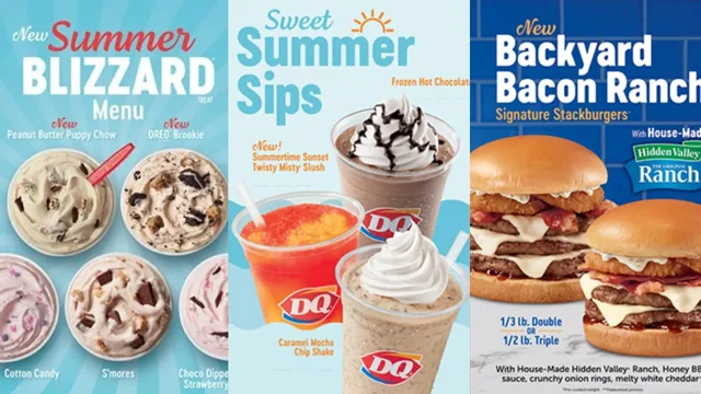 New Items of dairy queen menu USA