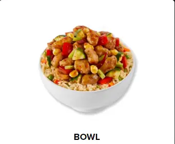 Panda express bowl menu USA