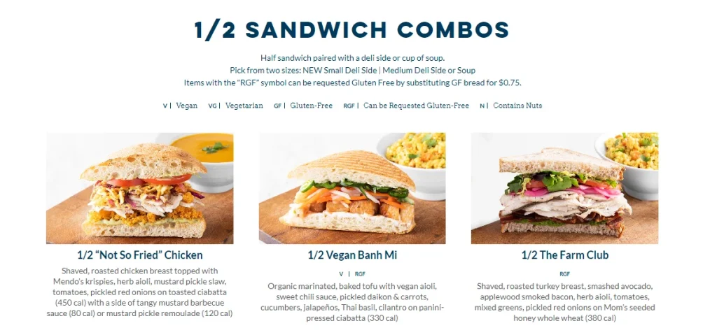 Sandwich Combos