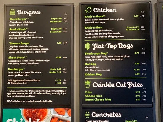 Shake Shack Menu USA & Updated Prices 2025 – Latest Restaurant Menus ...