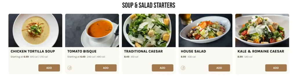 Soups and Starter Salads