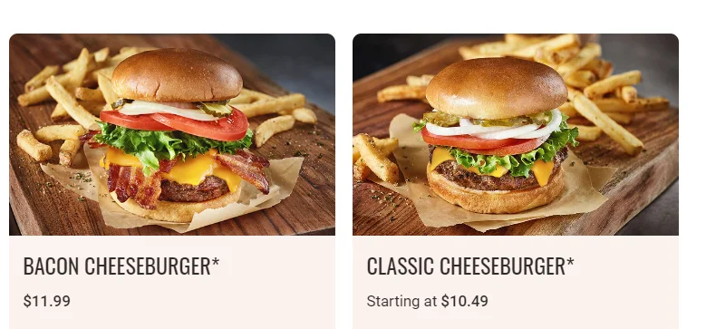 burgers cheddars