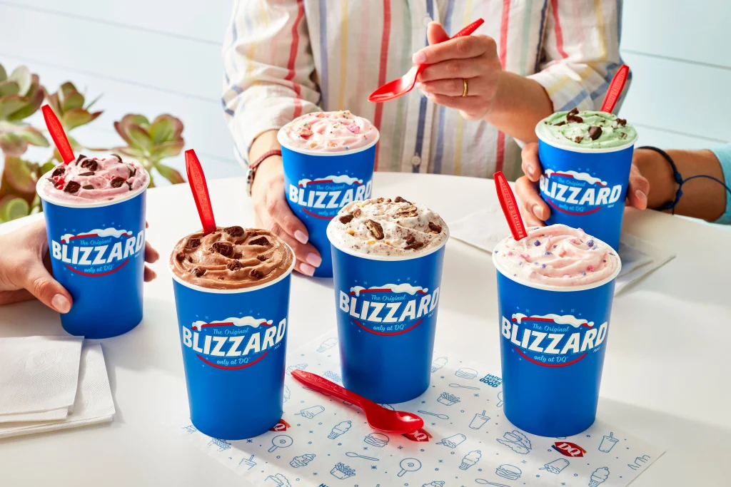 dairy queen Blended Treats menu