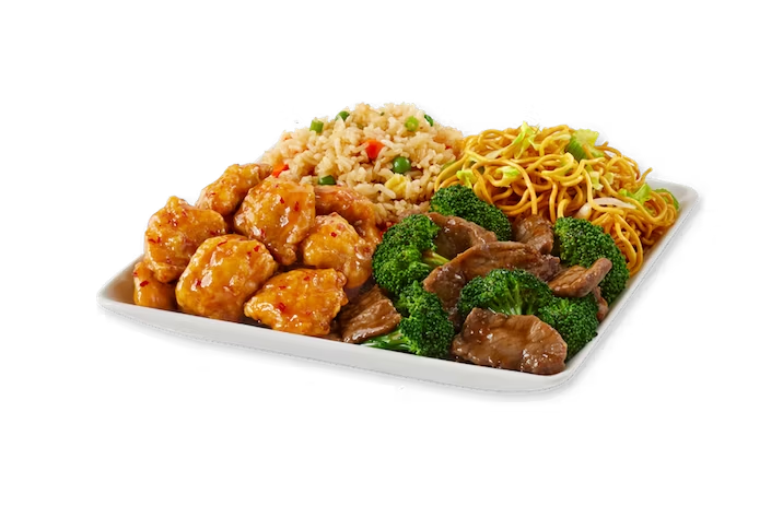 panda express Plate menu USA