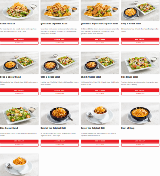 Chilis Menu USA & Updated Prices 2024 Latest Restaurant Menus with