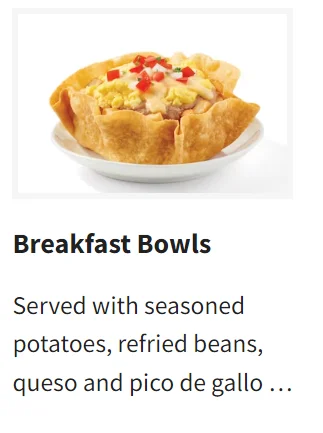 Breakfast Bowls