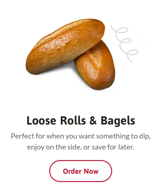 Breakfast – Loose Rolls and Bagels