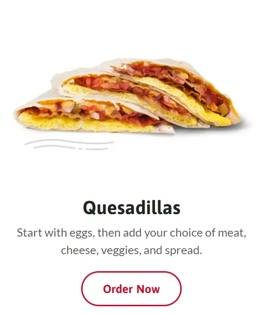 Breakfast – Quesadilla