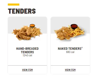 Buffalo Wild Wings Tenders