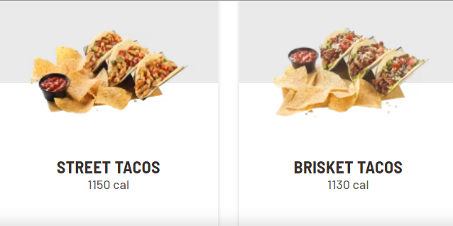 Buffalo wild wings wraps & tacos USA