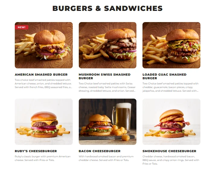 Burgers & Sandwiches