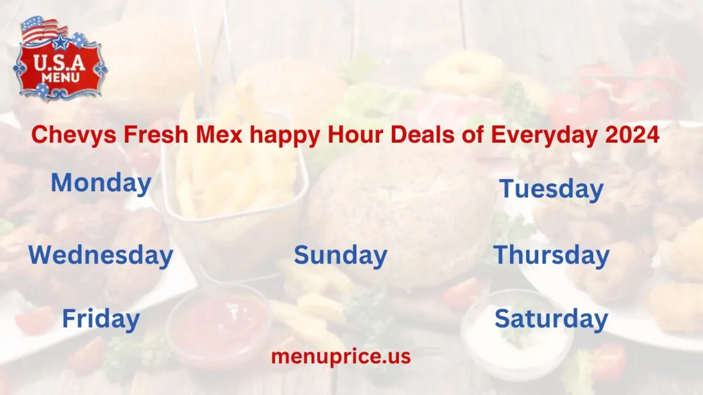 Chevys Fresh Mex Happy Hour Deals