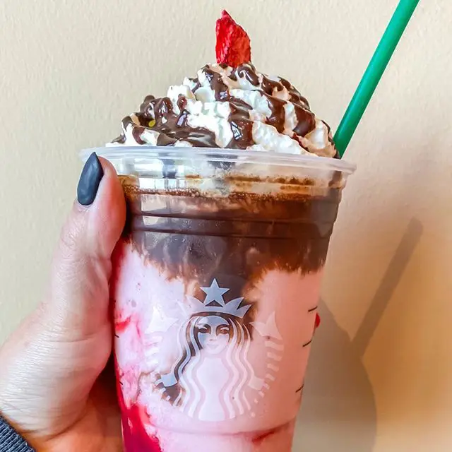 Chocolate Covered Strawberry Frappuccino