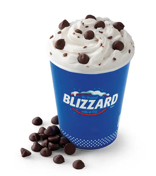 Dairy Queen Chocolate Chip Blizzard