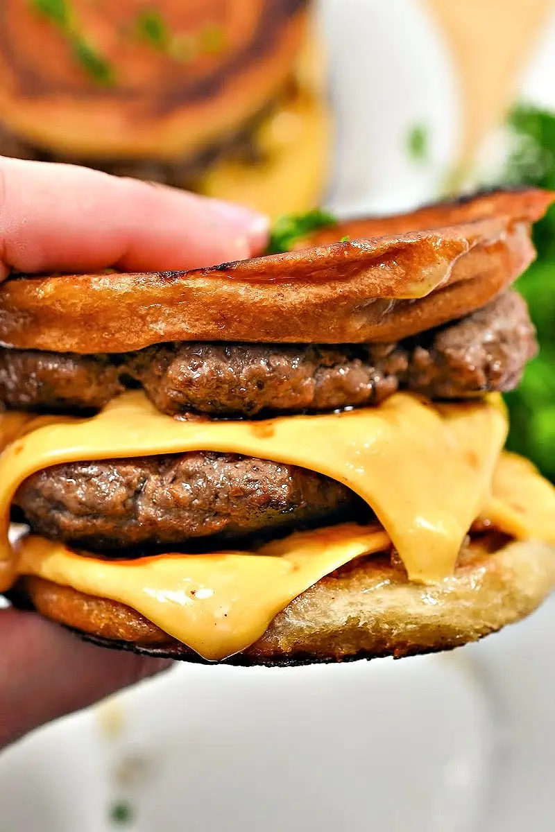 Five Guys Double Grilled-Cheese Burger