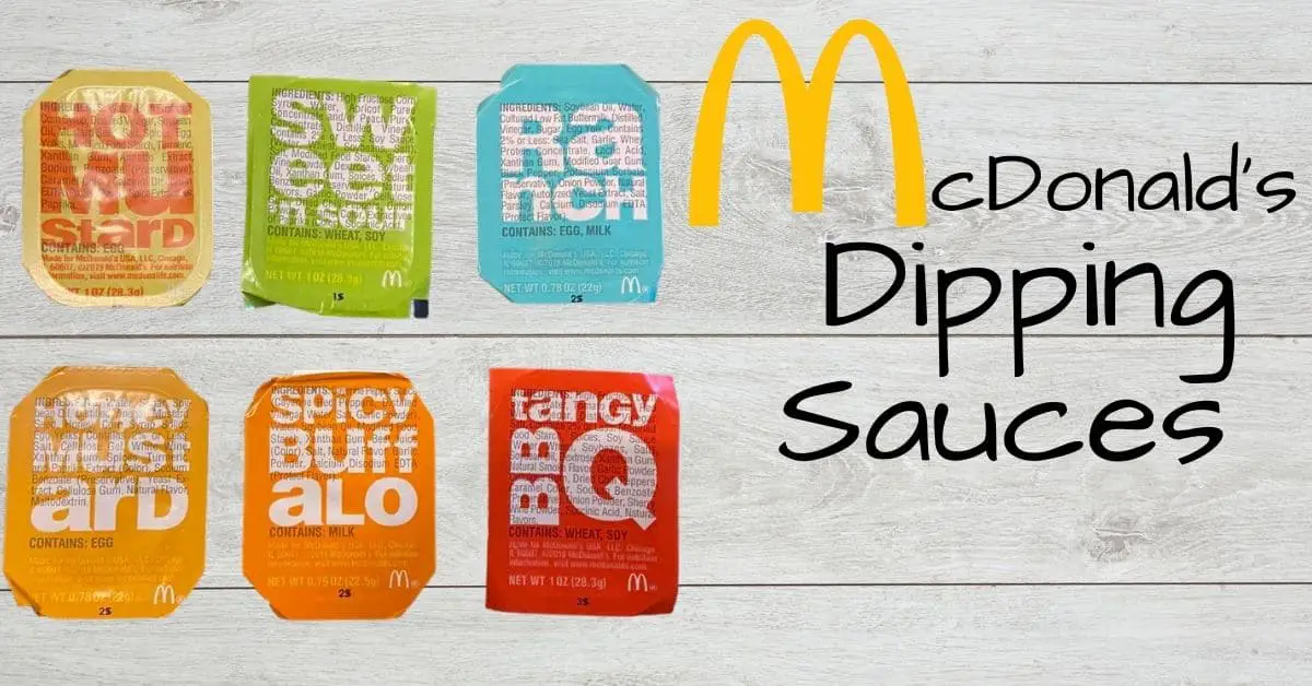 McDonald's Dipping Sauces