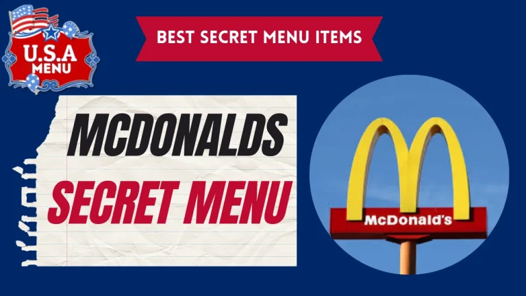 Mcdonalds Secret Menu