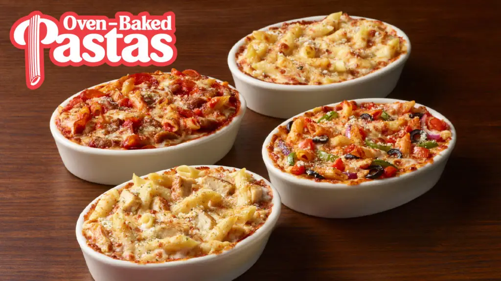 Pizza hut pasta menu USA