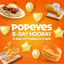 Popeyes Free Birthday Meals Reward