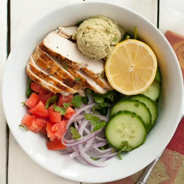 Panera bread Power Chicken Hummus Bowl