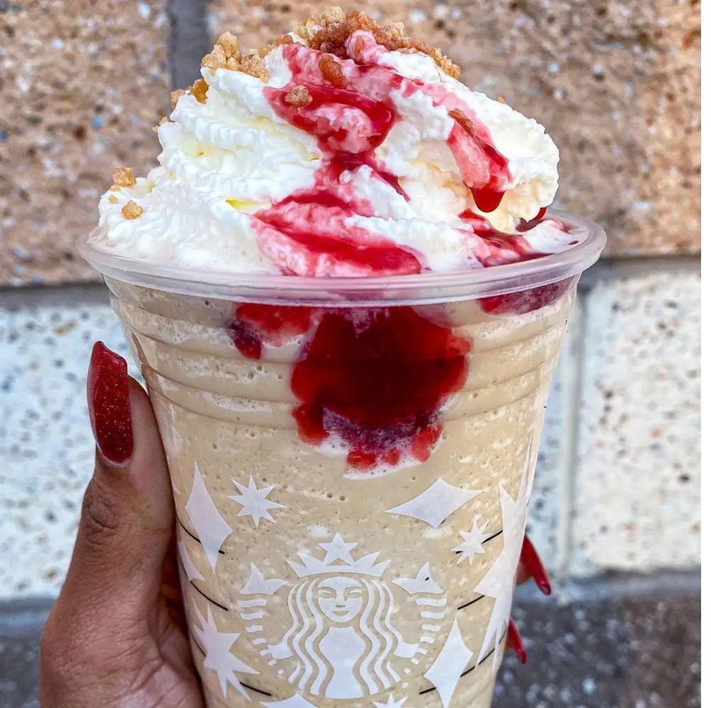 Raspberry Cheesecake Mocha Frappuccino