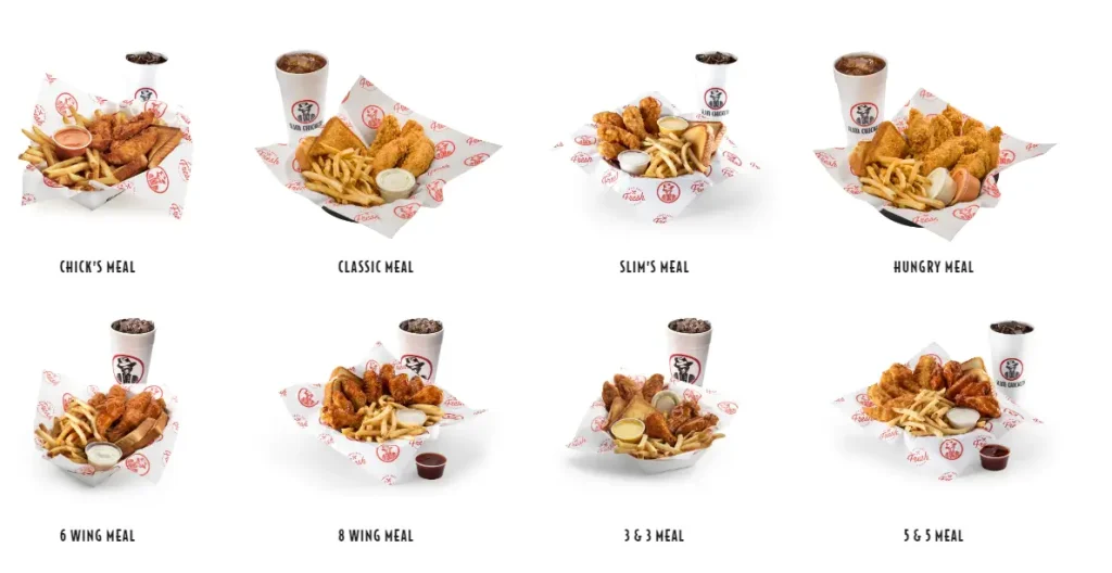 Slim Chicken Tender & Wing Meals