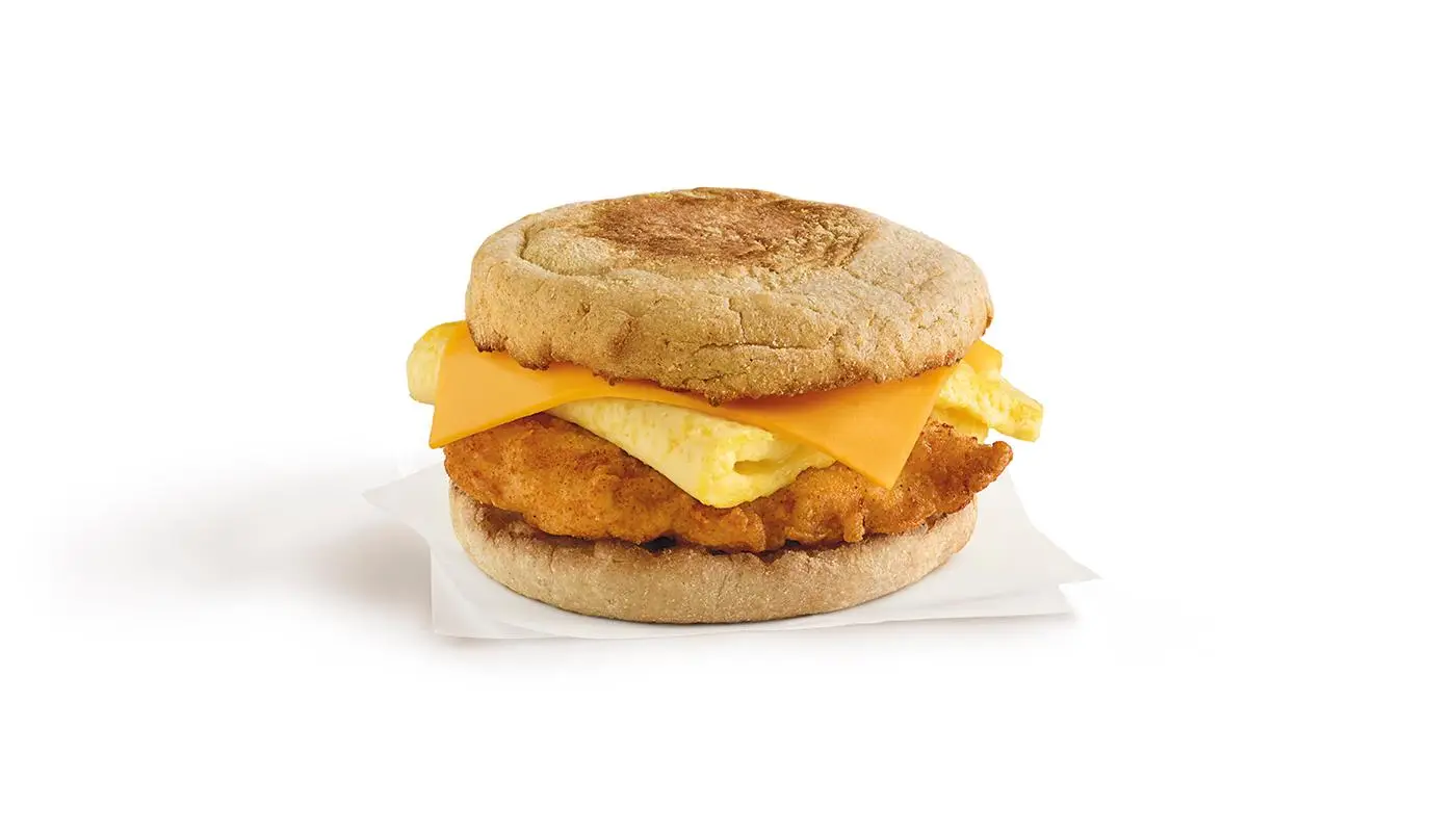 Chick Fil A Spicy Chicken, Egg & Cheese Biscuit