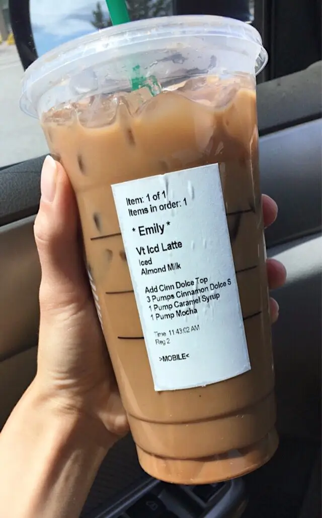 Starbucks Three C's Latte