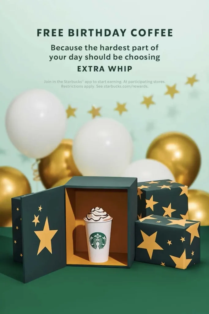 Starbucks birthday reward