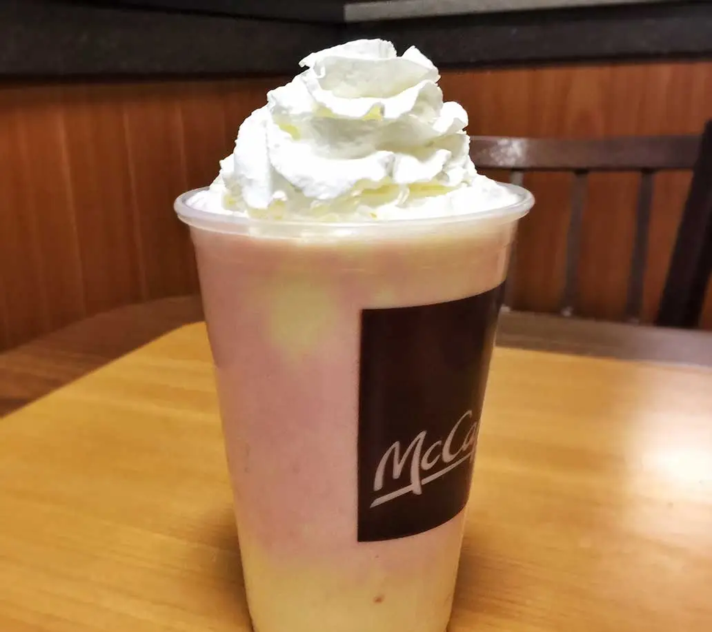 Mcdonald Strawberry Eggnog Shake