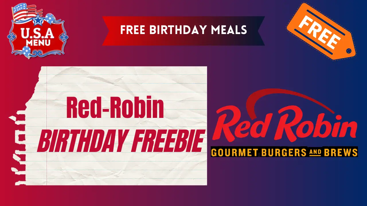 Red Robin Free Birthday Meals| Freebie