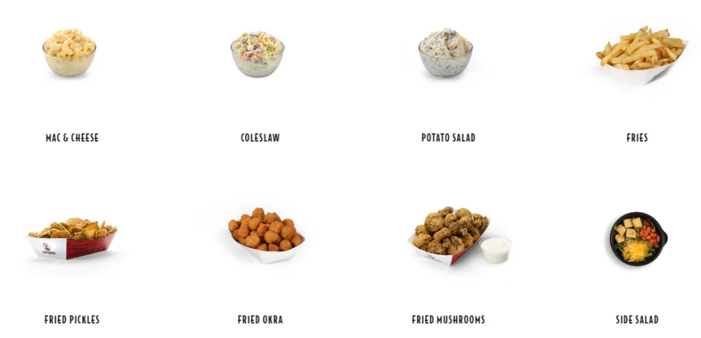 slim chicken sides menu USA