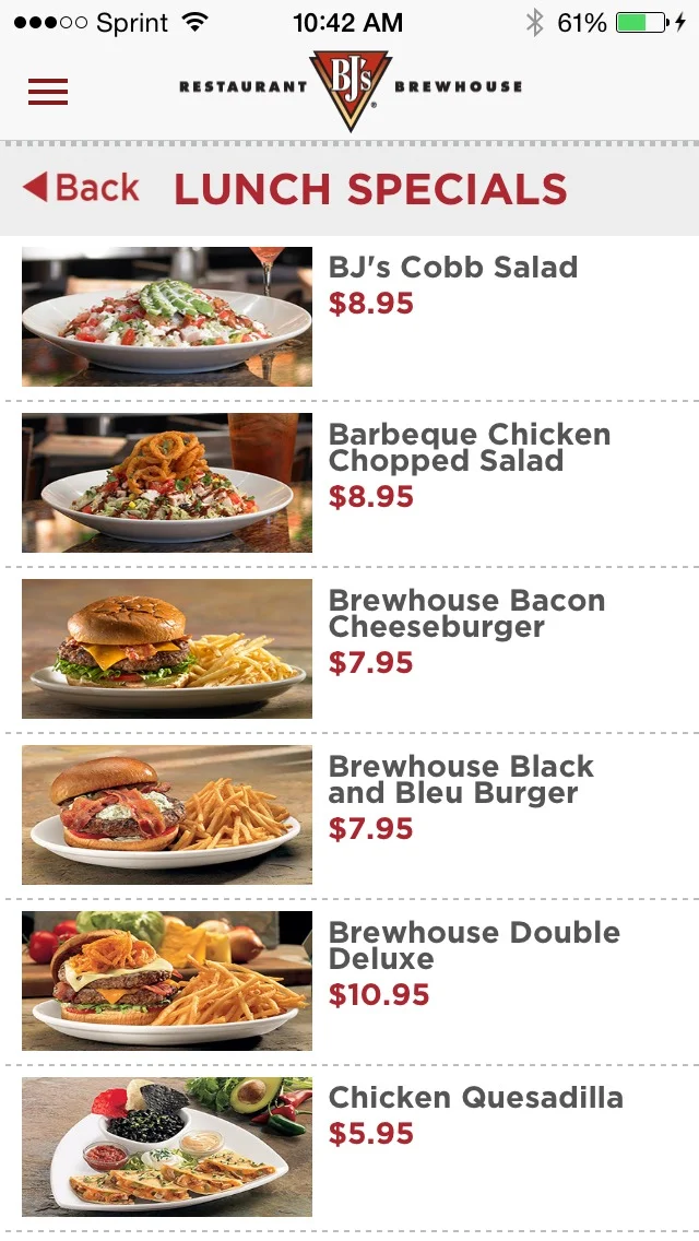 BJ Restaurant Menu USA & Updated Prices 2025