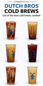 Dutch Bros Cold Brew menu USA