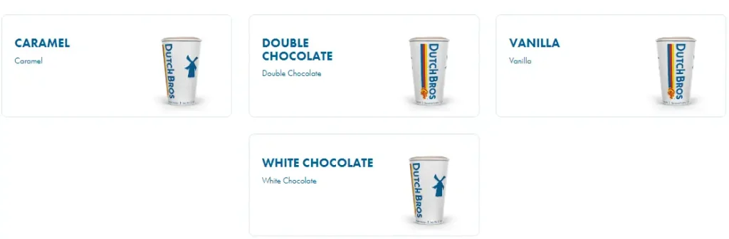 Dutch Cocoa menu