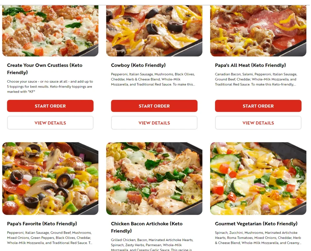 Papa Murphy's Crustless Pizzas – Keto Friendly