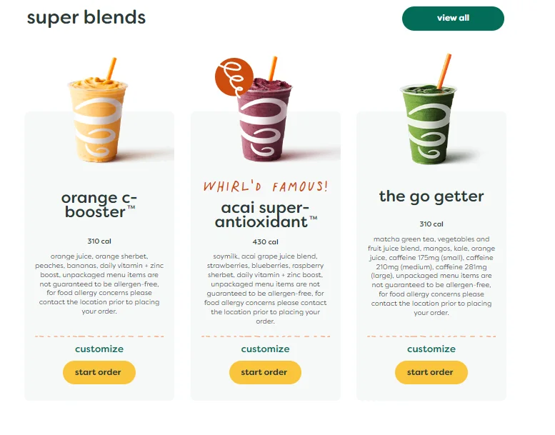 Super Blend Smoothies