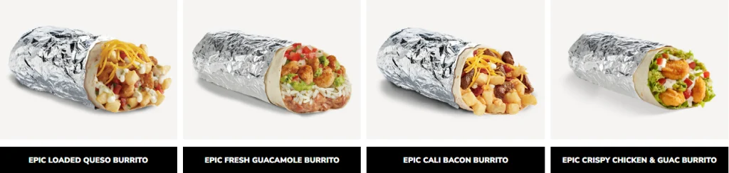 del taco Epic Burritos®