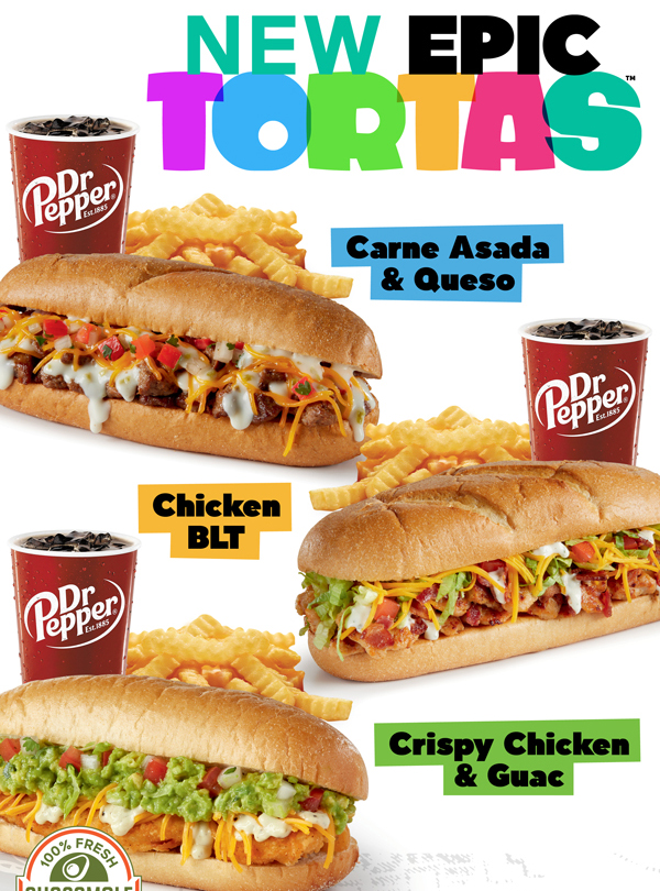 del taco Epic Tortas™